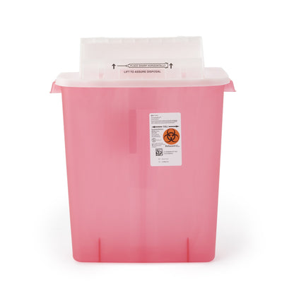 CONTAINER, SHARPS TRANS RED 3GL (10/CS)
