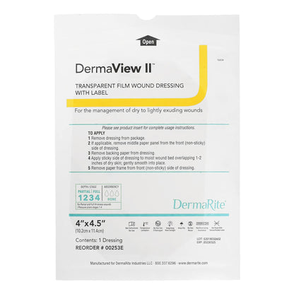 DRESSING, DERMAVIEW II 4"X5" (50/BX)