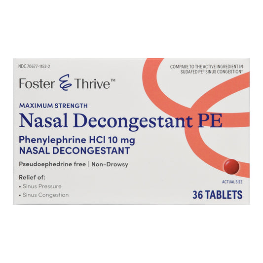 NASAL DECONGESTANT PE, TAB FT SM 10MG (36/BT)