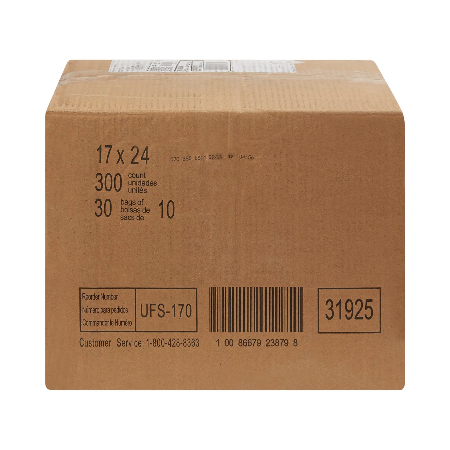 UNDERPAD, DRI-SORB 17X24" (10/BG 30BG/CS)