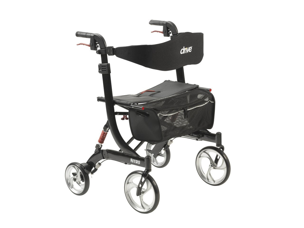 WALKER, ROLLATOR NITRO HD BLK D/S