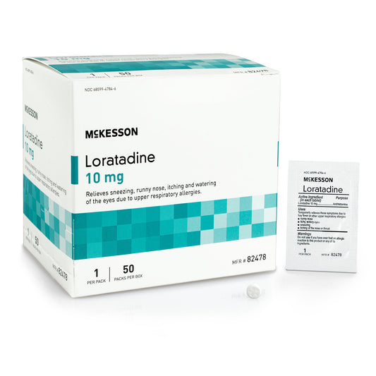 LORATADINE, TAB 10MG (50/BX 24BX/CS)