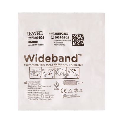 CATHETER, MALE EXTRNL WBAND LG(100/BX) RCHMED