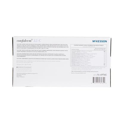 GLOVE, EXAM NTRL MED N/S CHEMO3.5C (200/BX 10BX/CS)