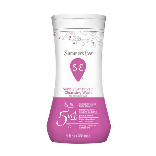 WASH, BODY SENSITIVE SUMMERS EVE 9OZ
