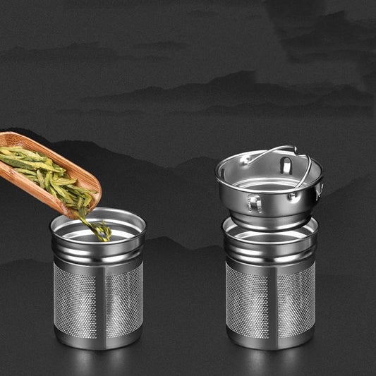 Stainless Steel Tea Filter Thermos Cup Tea Separator