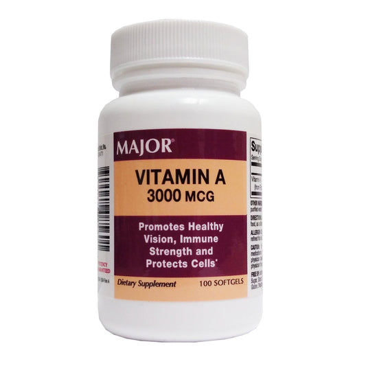 VITAMIN A, CAP 10MIU (100/BT)