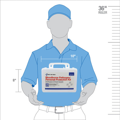 SPILL KIT, CLEANUP W/PERSON PROTECT/BBP/CPR SHIELD (10/CS)