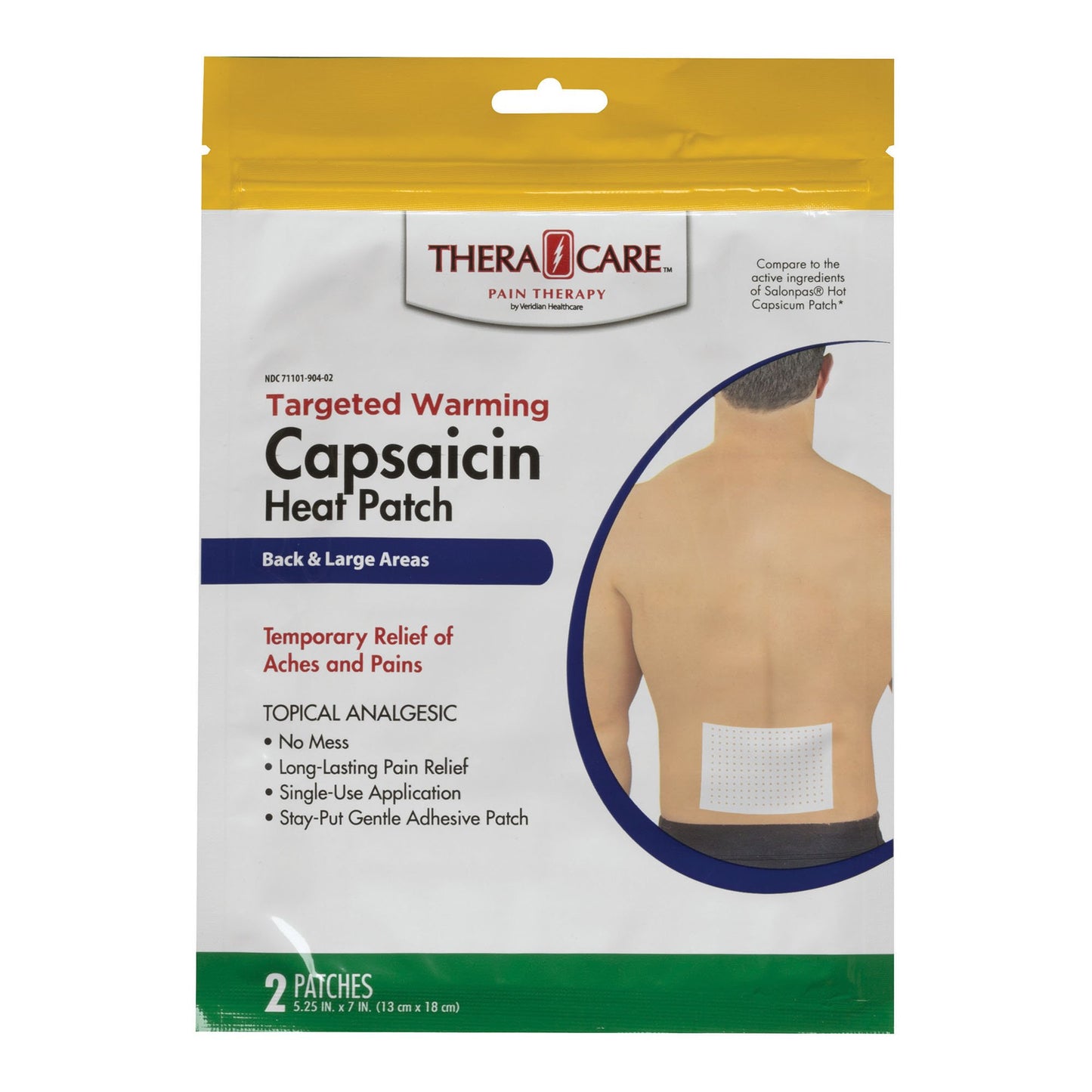 PATCH, HEAT CAPSAICIN (2/PK 40PK/CS)