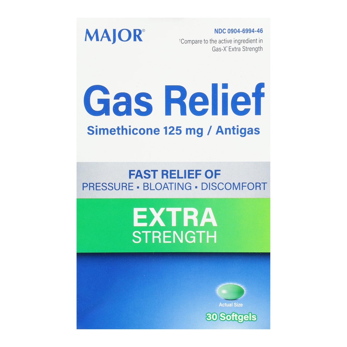 GAS RELIEF, CAP SGEL 125MG (30/CT)