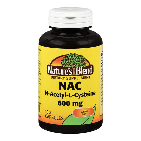 NATURE'S BLEND NAC, CAP 600MG (100EA/BT)