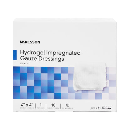 DRESSING, HYDROGEL IMPREG GAUZE 4"X4" (10/BX 4BX/CS)