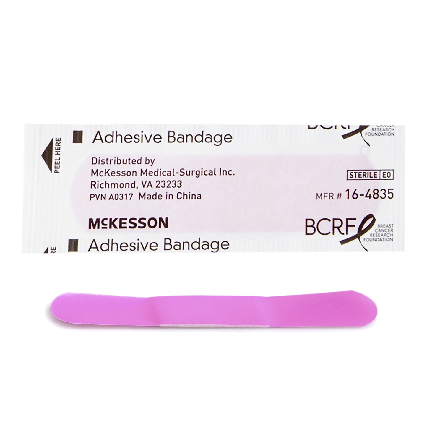 BANDAGE, ADHSV PNK STRIP 3/4"X3" (100/BX 24BX/CS)