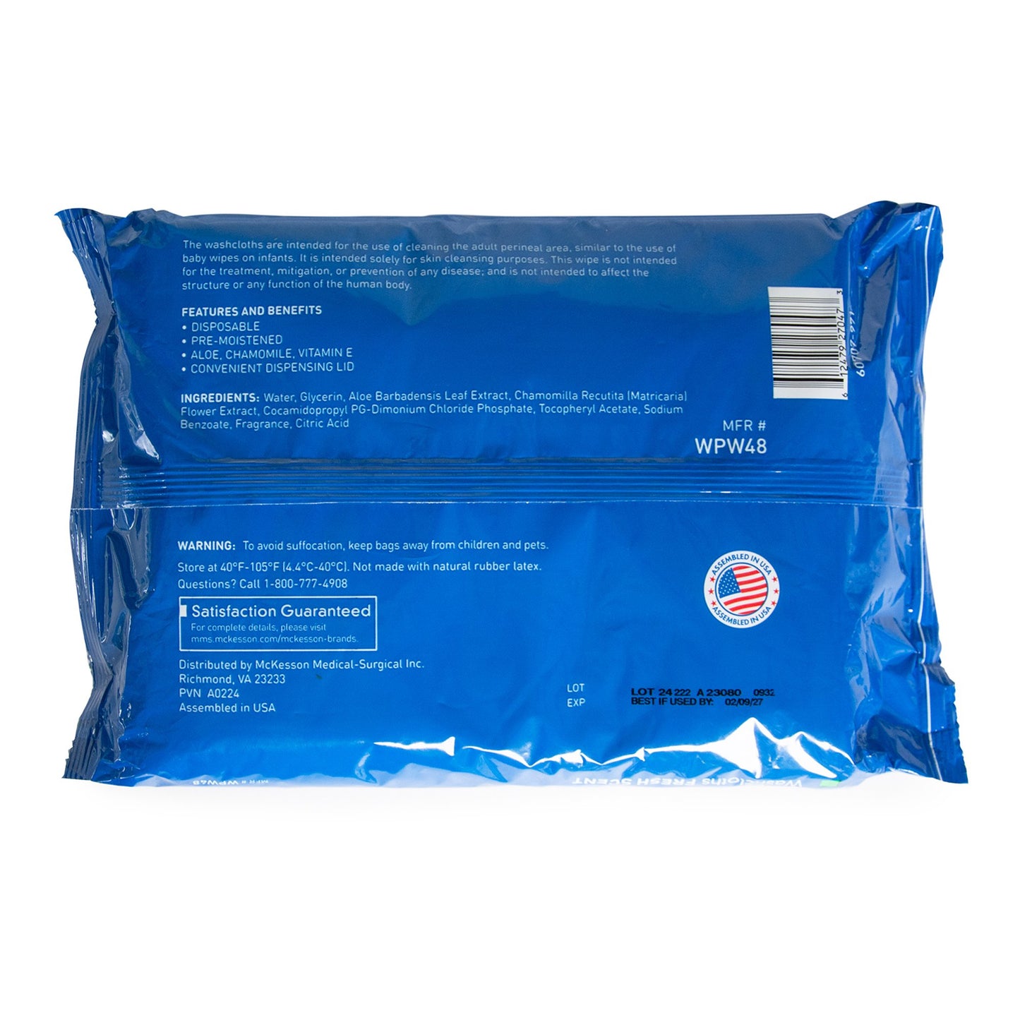 WIPE, PRE-MOIST W/DSPN LID (48/PK 12PK/CS)