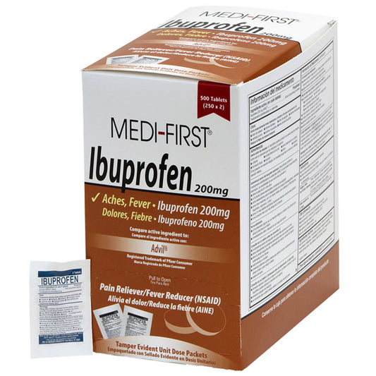 IBUPROFEN, TAB 200MG (2/PK 250PK/BX)