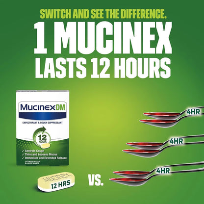 MUCINEX DM, TAB 600-30MG (40/CT)