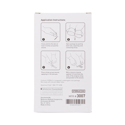 CLOSURE, SKIN REINF LF 1/4X3" (3/PK 50PK/BX 4BX/CS)