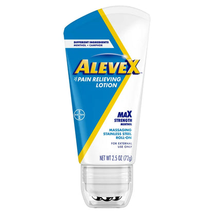 ALEVE-X, LOT ROLLERBALL PAIN RELIEVING MAX STRENGTH 2.5OZ