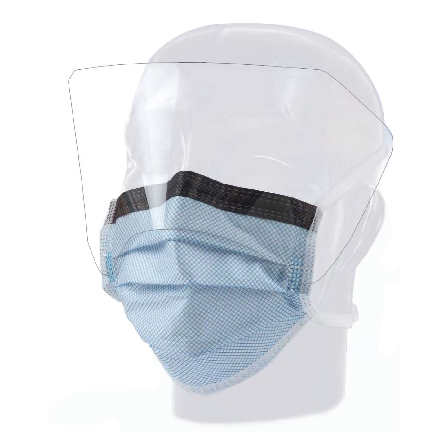 MASK, SURG W/EYESHLD TIES ASTM3 ANTIFOG (25/BX 4BX/CS)