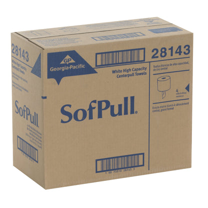TOWEL, PAPER SOFTPULL LG WHT 1PLY (4/CS)