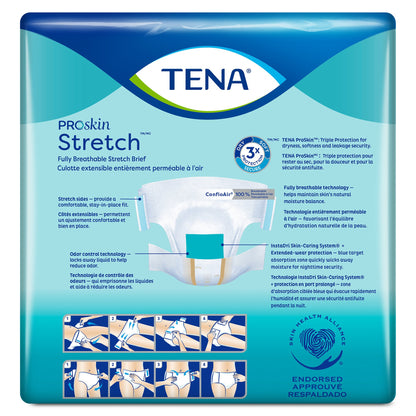 BRIEF, INCONT TENA STRETCH LG/XLG (36/BG 2BG/CS)
