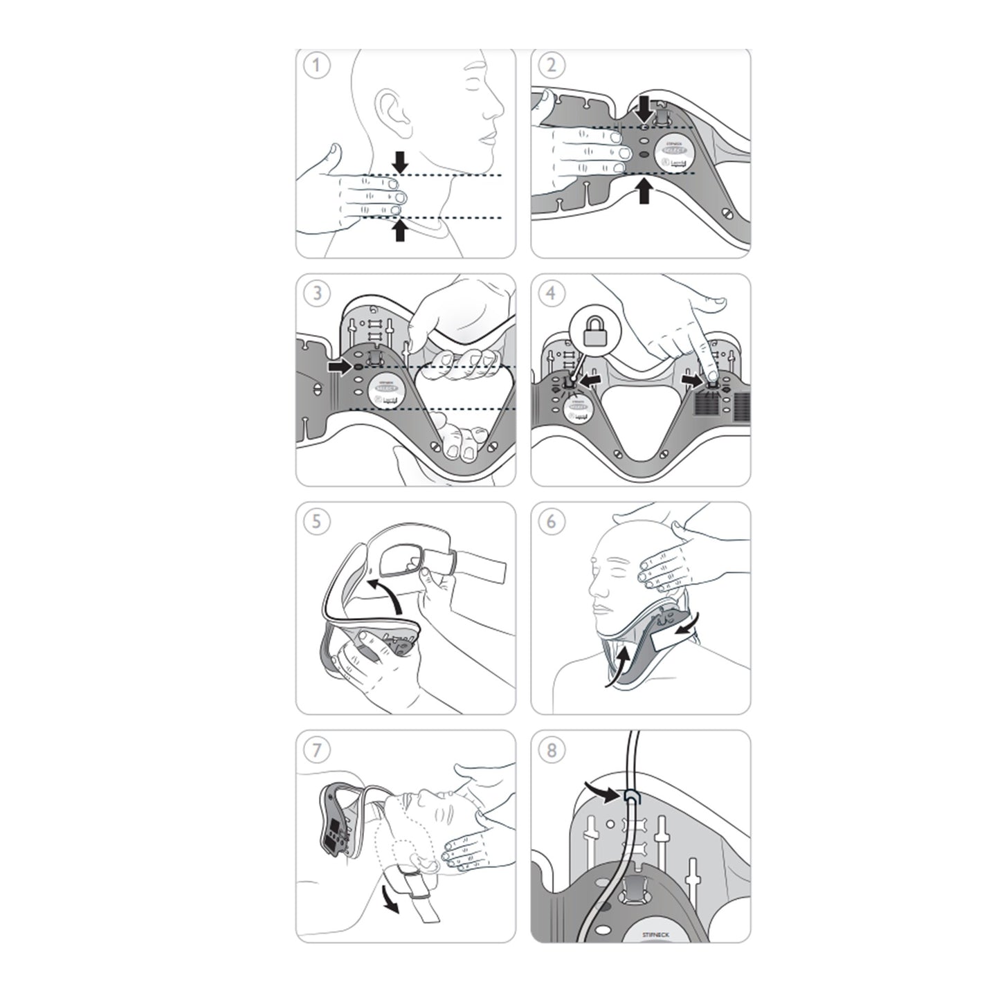 COLLAR, STIFFNECK SELECT PED