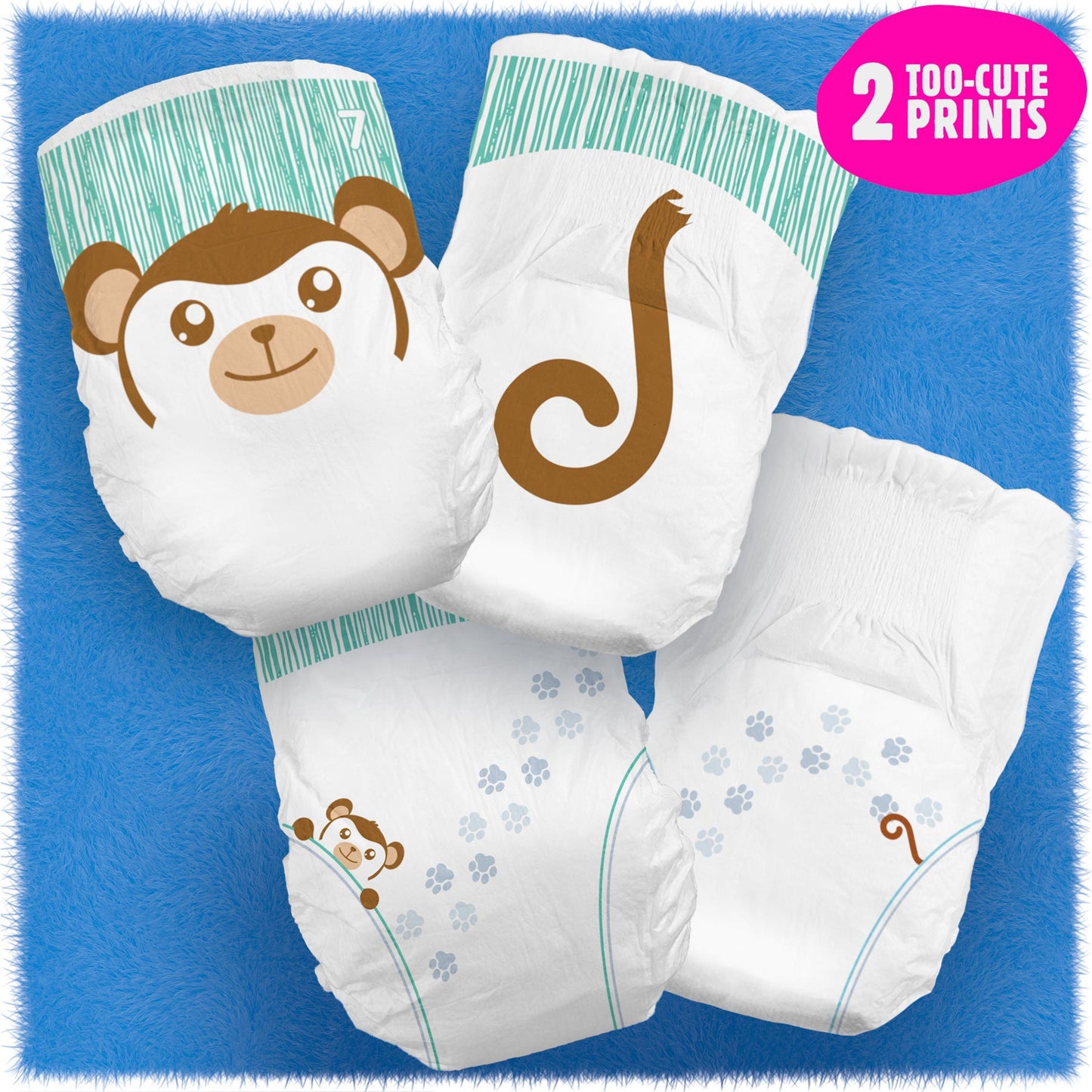 DIAPER, BABY CUTIES SZ7 (20/BG4BG/CS)