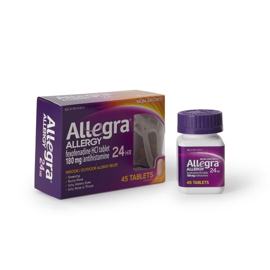 ALLEGRA 24HR, TAB 180MG ADLT (45/BT)