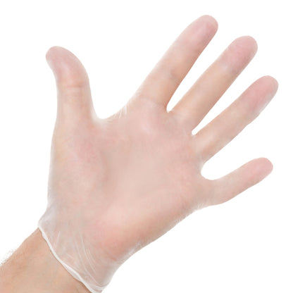 GLOVE, EXAM VNYL MED N/S (100/BX 10BX/CS)