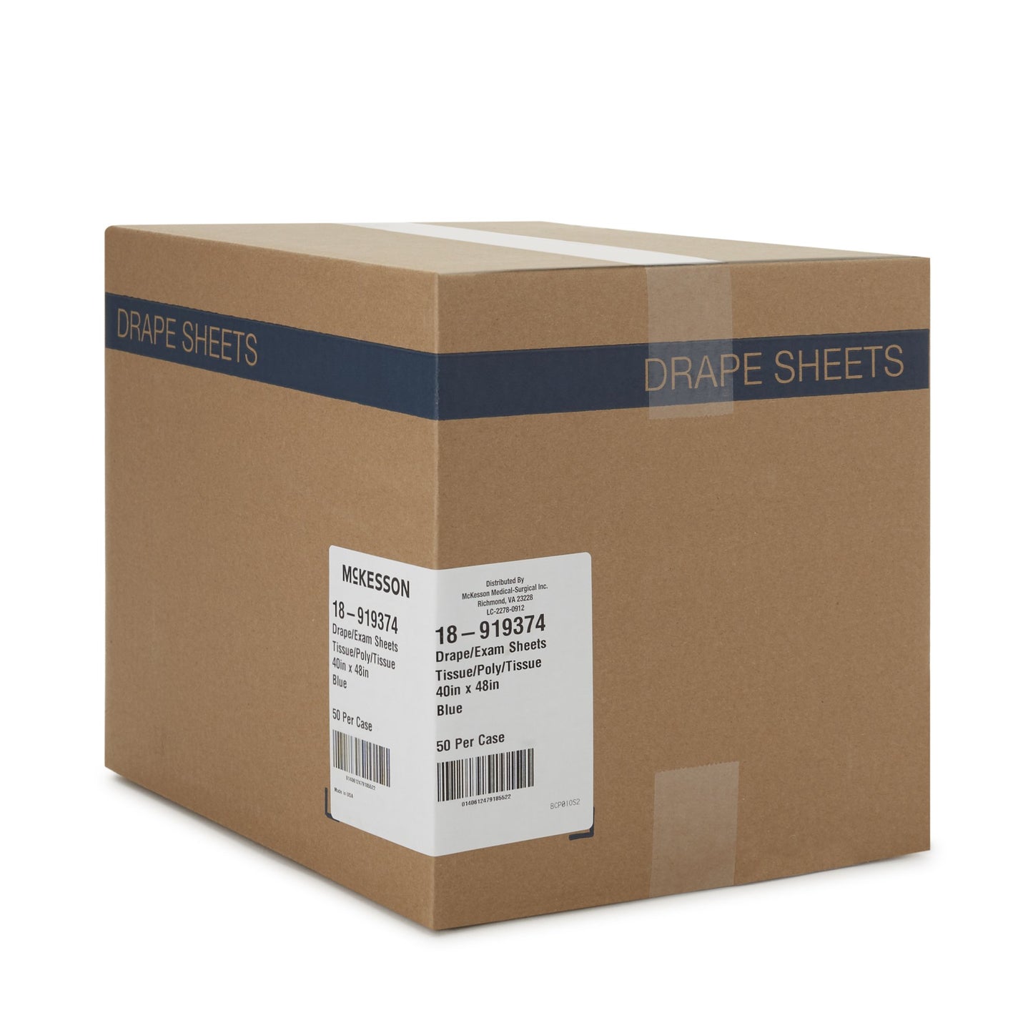 SHEET, DRAPE T/P/T BLU 40X48 (50/CS)