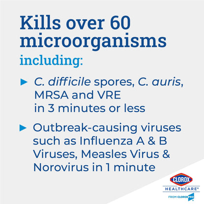 WIPE, CLOROX GERMICIDAL 5X6 (150/PK 6PK/CS) SALFLD