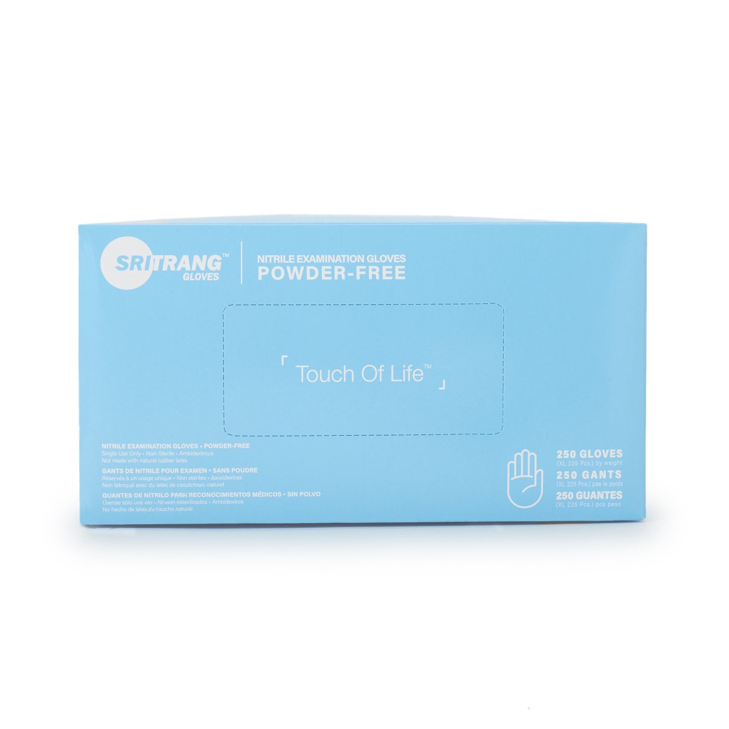 GLOVE, EXAM NTRL XLG N/S BLK 3.5G (225/BX 10BX/CS)