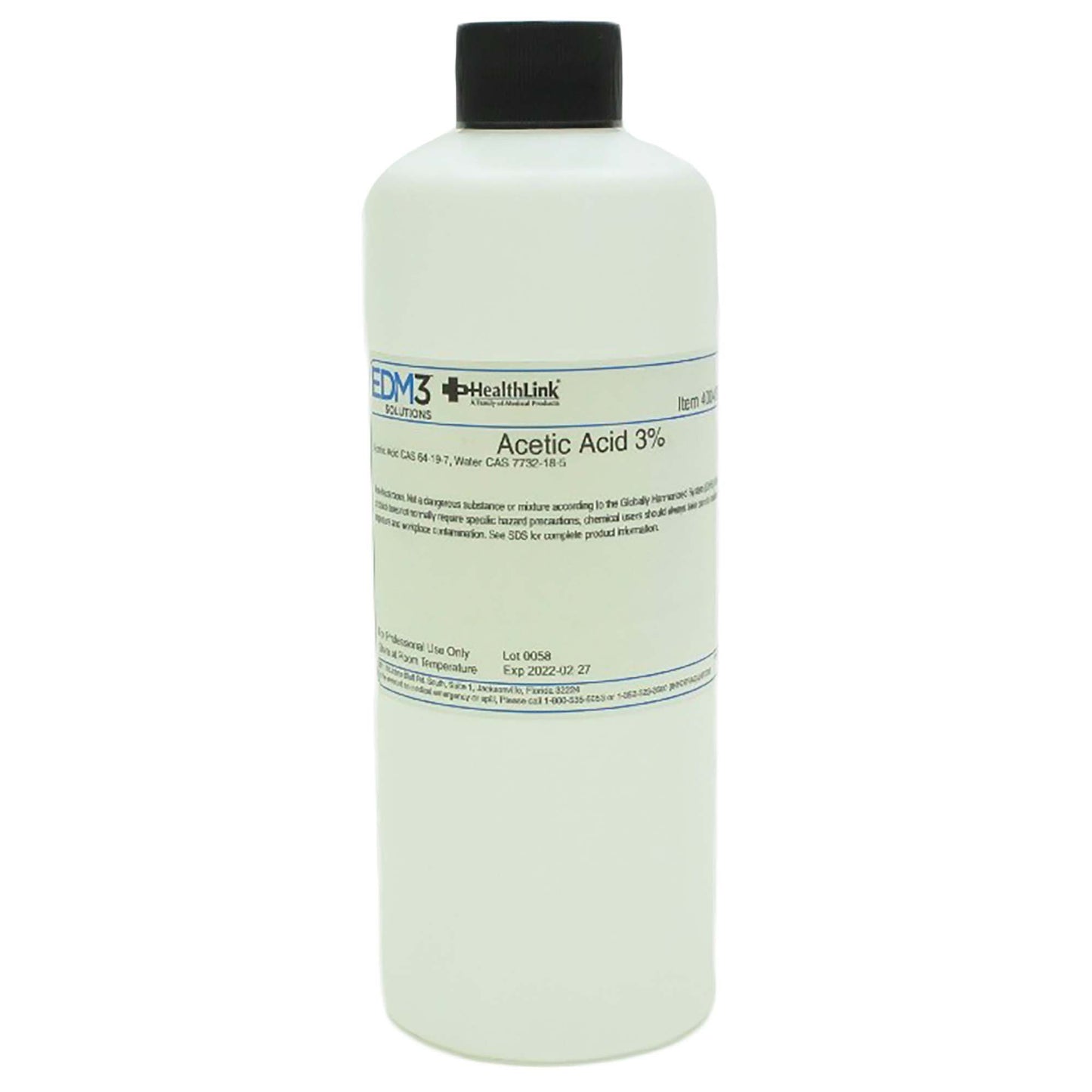 ACID, ACETIC 3% 16OZ BICINF