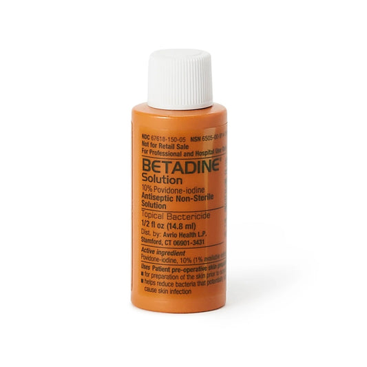 BETADINE, SOL 10% 1/2OZ (50/CS)