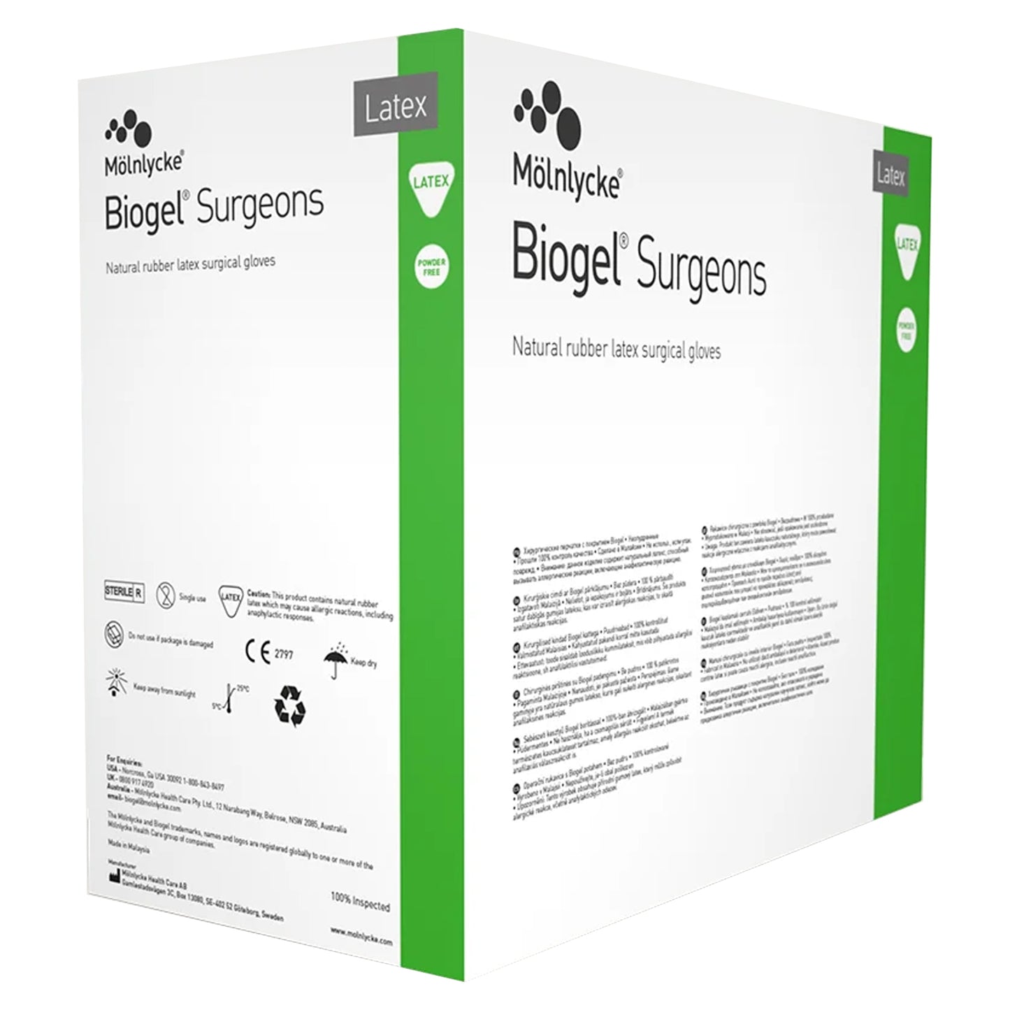 GLOVE, SURG BIOGEL 8.0 STR2 TXT (50PR/BX 4BX/CS)