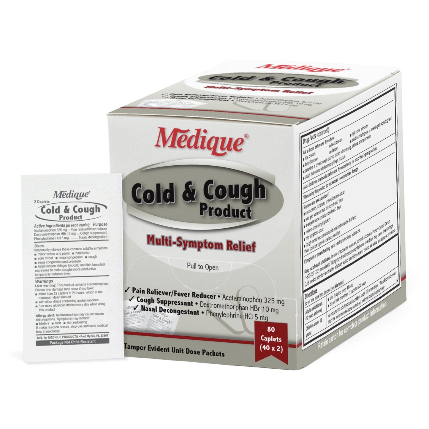 COUGH & COLD RELIEF, CAP 325MG(80/BX)
