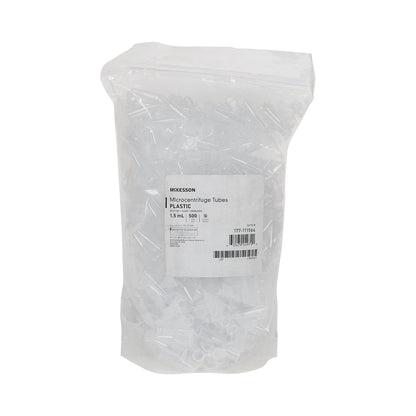 TUBE, MICROCENTRIFUGE W/SNAP CCAP NAT 1.5ML (500/BG 20BG/CS)