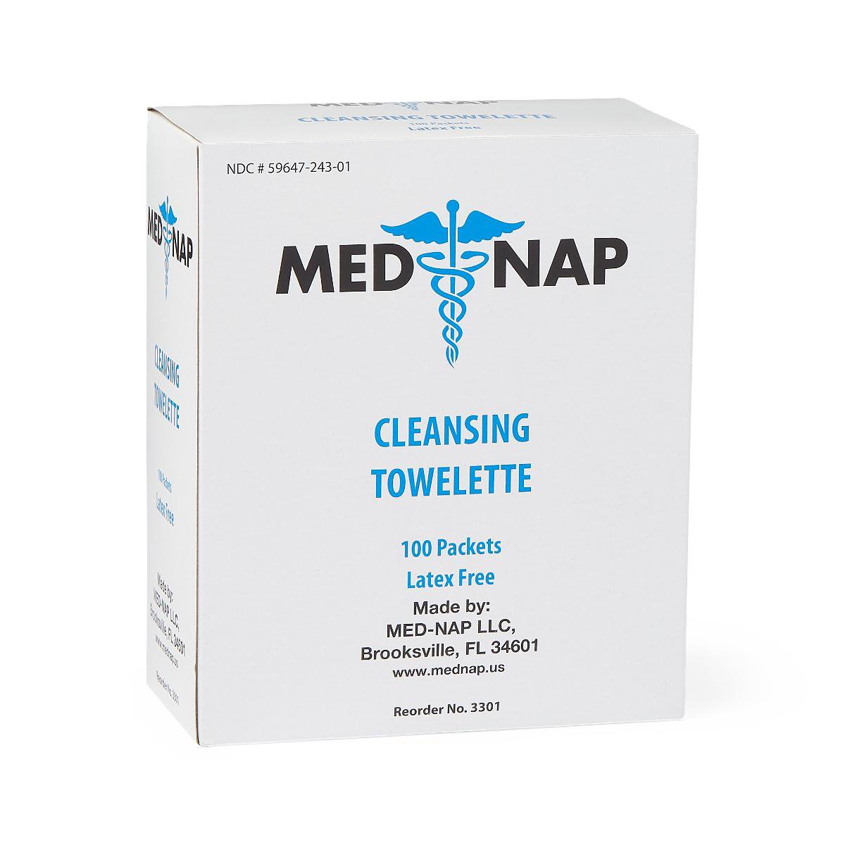 TOWELETTE, ANTISEPTIC CLEANSING WET BZK (100/BX 10BX/CS)
