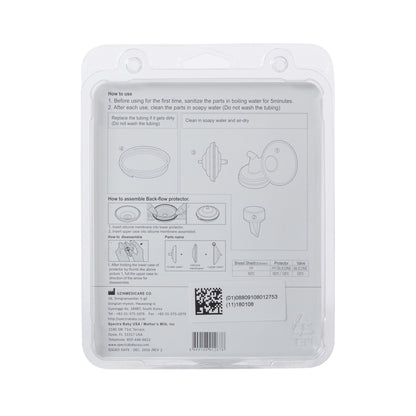 FLANGE SET, F/BREAST PUMP 20MM