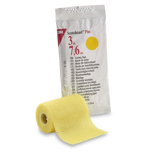 TAPE, CAST SCOTCHCAST 3"X4YDS YLW (10RL/BX) 3MORTH