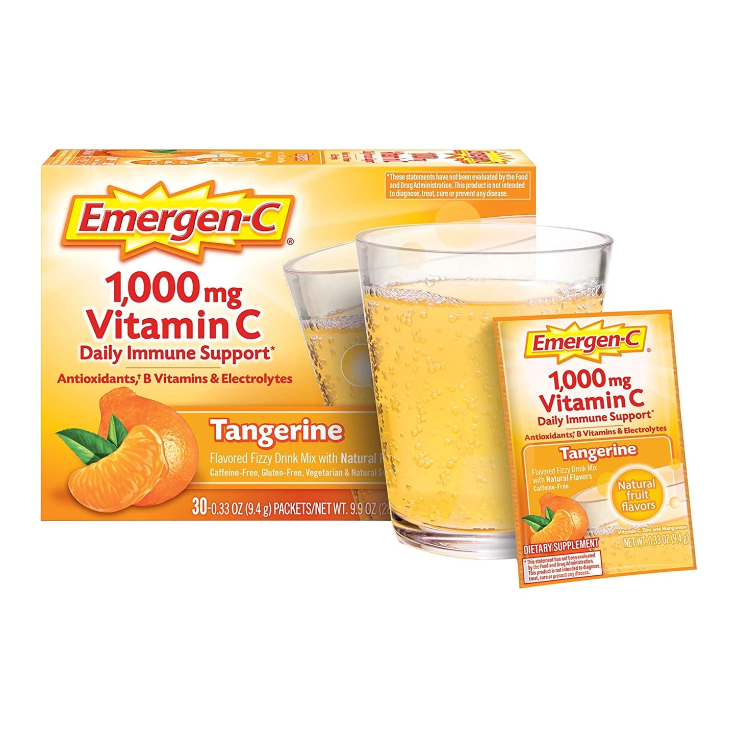EMERGEN-C, DRINK MIX TANGERINE(30/BX) 9ALCCP