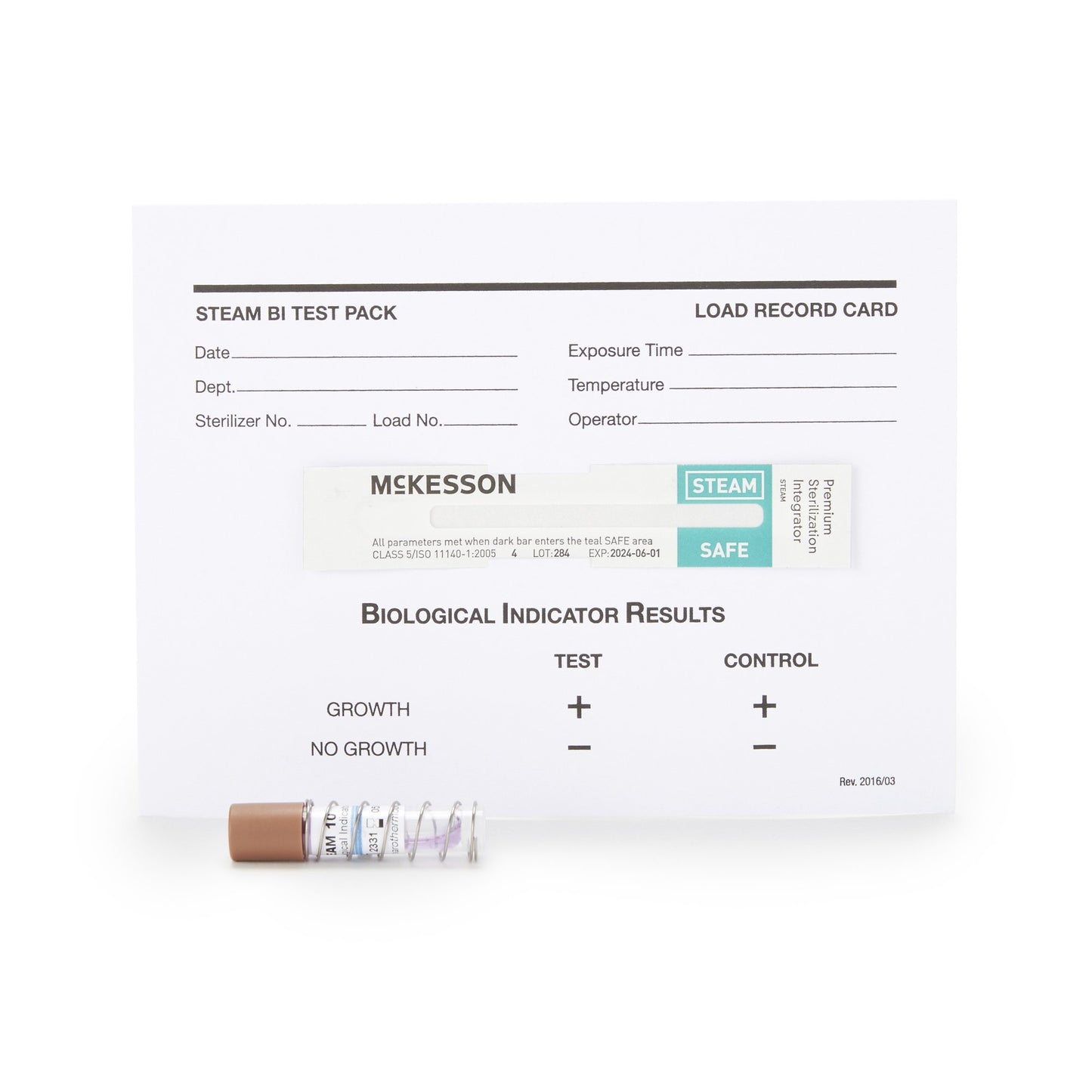 TEST PACK, STM BI W/25 CONTROLS (25/CS)