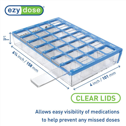 ORGANIZER, PILL MEDISET 28POCKET (6/CT)