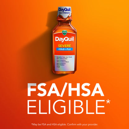 DAYQUIL, LIQ VICKS SEVERE COLD& FLU 8OZ