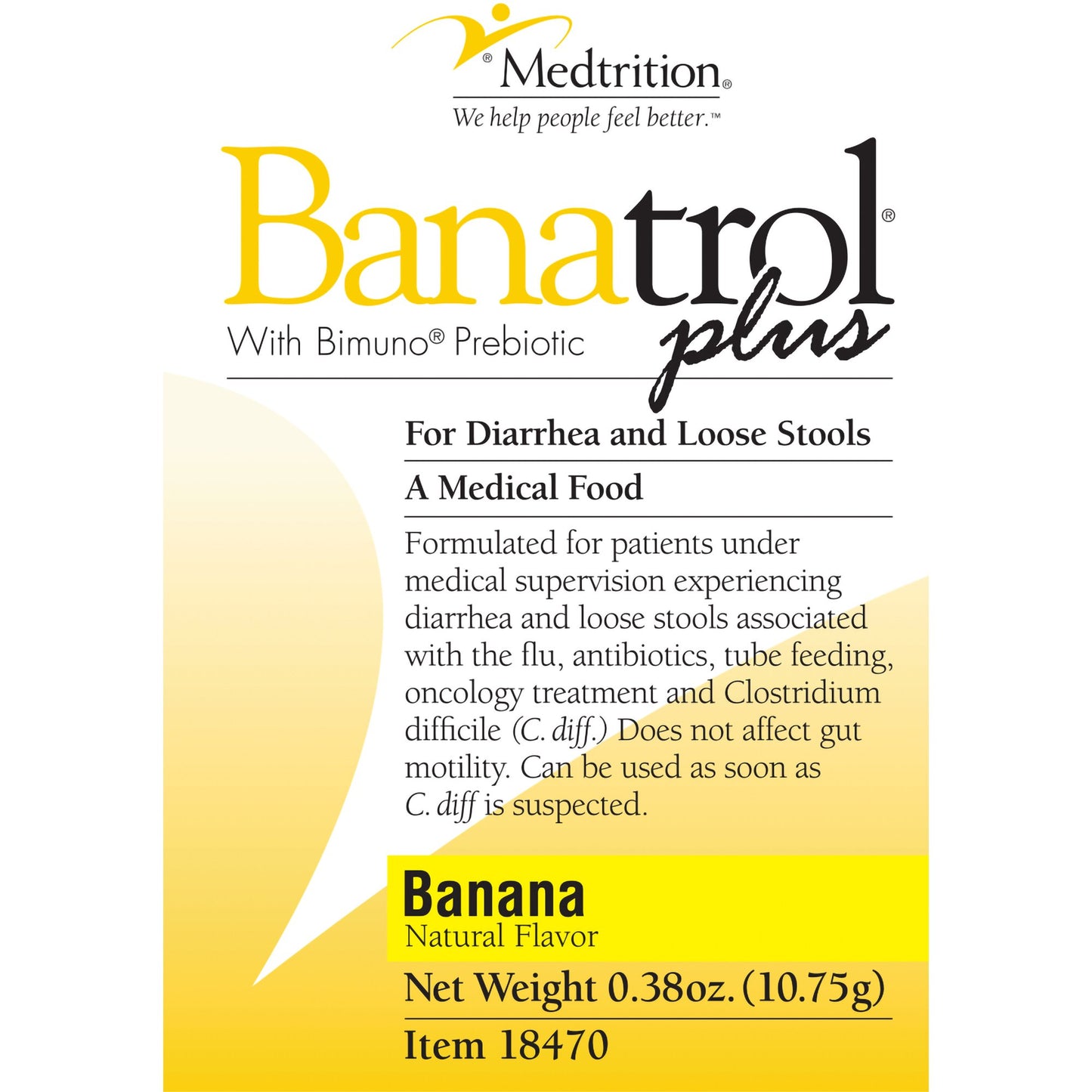 BANATROL PLUS, PDR W/BIMUNO PREBIOTIC 10.75G (75/CS)