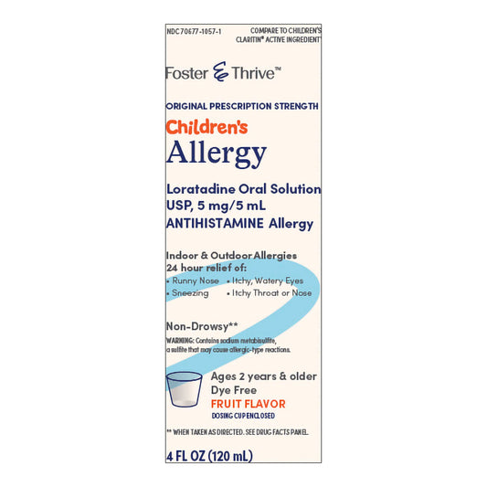 LORATADINE, SYRP FT SM CHILDRENSALLERGY FRUIT FLAVOR 4OZ