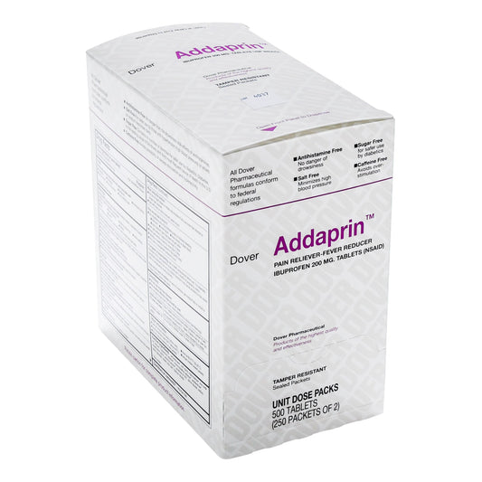 ADDAPRIN IBUPROFIN, TAB 200MG (2/PK 250PK/BX)