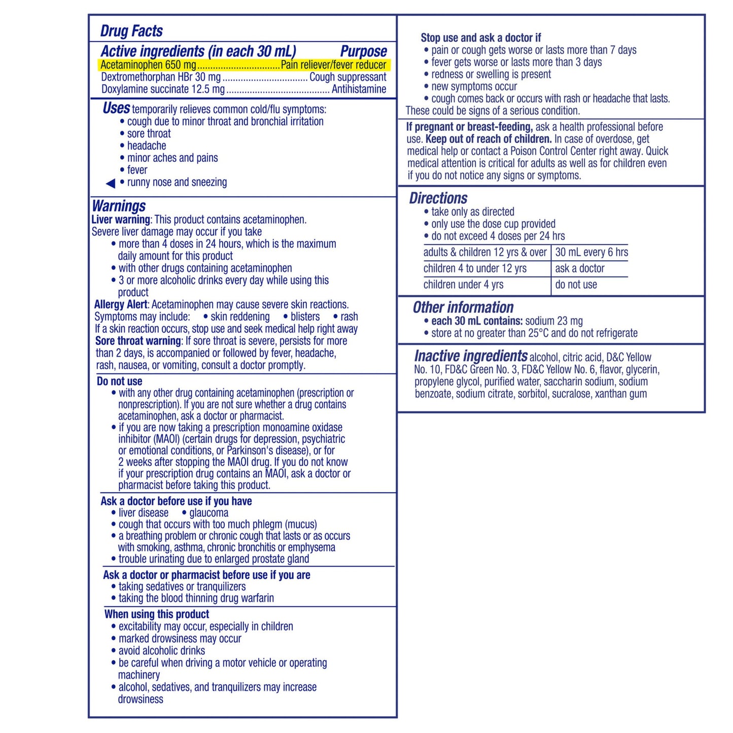 NYQUIL, LIQ VICKS COLD & FLU 12OZ