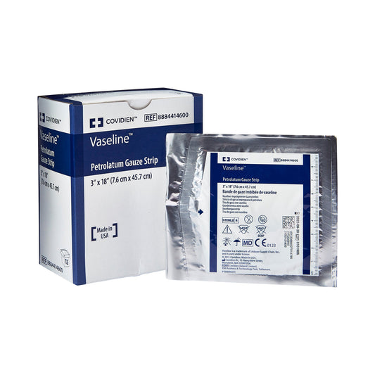 DRESSING, VASELINE FOIL PK STR3"X18" KENDAL