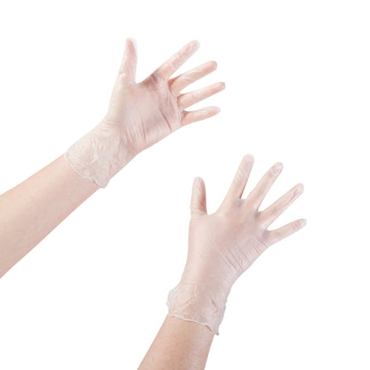 GLOVE, EXAM VNYL LG N/S (150/BX 10BX/CS)